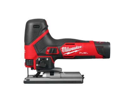 Milwaukee M12 FJS-422X  Sada aku přímočaré pily akumulátorové řady M12 FUEL™ s akumulátory M12 B4 a M12 B2, a nabíječkou C12 C v HD boxu