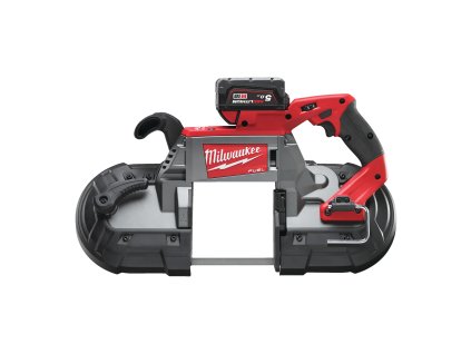 Milwaukee M18 CBS125-502C, Aku hlubokořezná pásová pila s řeznou kapacitou 125 mm akumulátorové řady M18 FUEL™ v setu se 2 akumulátory M18 B5 a rychlonabíječkou M12-18 FC
