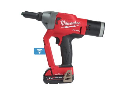 Milwaukee M18 ONEFPRT-202X, Aku nýtovačka akumulátorové řady M18™ ONE-KEY™ v HD boxu v setu se 2 akumulátory M18 B2 a rychlonabíječkou M12-18 FC