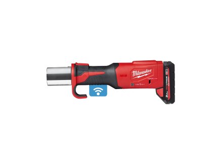Milwaukee M18 ONEBLHPT-302C Geberit Mapress Set, Hydraulické akumulátorové krimpovací kleště s 15/22/28 mm čelistmi M profilu Geberit Mapress akumulátorové řady M18™ FORCE LOGIC™ ONE-KEY™ v setu se 2 akumulátory M18 HB3 a rychlonabíječkou M12-18 FC