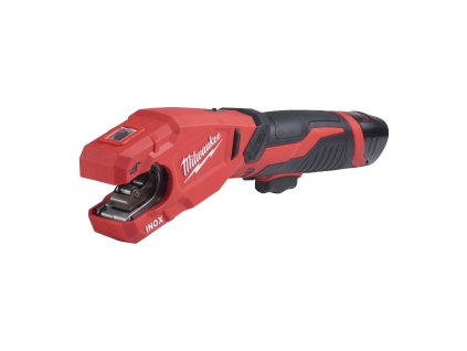 Milwaukee M12 PCSS-202C, Aku řezačka nerezových trubek akumulátorové řady M12™ RAPTOR™ v setu se 2 akumulátory M12 B2 a nabíječkou C12 C