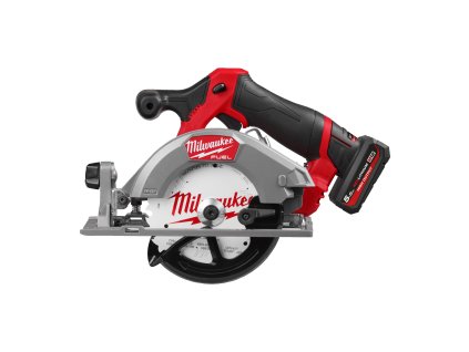 Milwaukee M12 FCS442-502X Sada aku kompaktní okružní pily akumulátorové řady M12 FUEL™ se 2 akumulátory M12 HB5 a nabíječkou C12 C v HD boxu