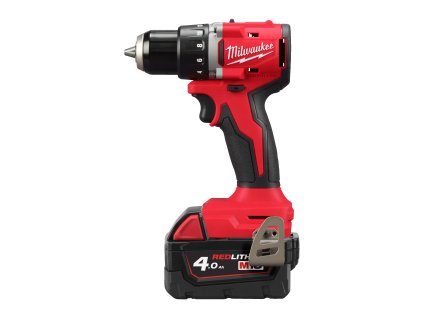 Milwaukee M18 BLDDRC-402C Set aku bezuhlíkového vrtacího šroubováku akumulátorové řady M18™ se 2 akumulátory M18 B5, inteligentní nabíječkou M12-18 C v transportním kufru