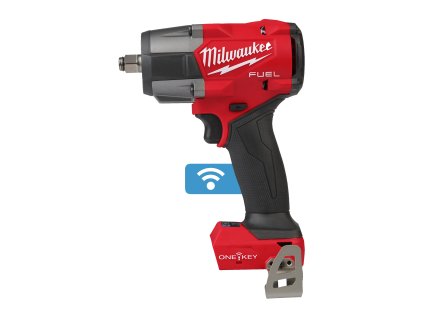 Milwaukee M18 ONEFMTIW2FC12-0X Aku ½″ rázový utahovák se středním točivým momentem a pojistným kroužkem akumulátorové řady M18 FUEL™ ONE-KEY™ TORQUE-SENSE™