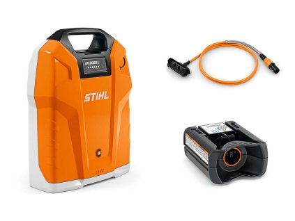 Stihl AR 2000 L zádový akumulátor, propojovací kabel, adaptér AP