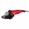Milwaukee AGV 22-180 E, 2200 W 180 mm úhlová bruska s AVS systémem
