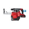 Milwaukee M18 ONEFHXDEL-552C, M18 FUEL™ ONE-KEY™ akumulátorové 4-režimové kladivo 26 mm SDS-PLUS s maticí FIXTEC™ v setu s odsavačem prachu, 2 akumulátory M18 HB5.5 a rychlonabíječkou M12-18 FC v přepravním kufru