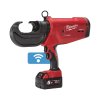 Milwaukee M18 HCCT109/42-522C, Akumulátorové hydraulické krimpovací kleště na kabely se silou109 kN aku řady M18™ FORCE LOGIC™ v setu s akumulátory M18 B2 a M18 B5 a rychlonabíječkou M12-18 FC v transportním kufru