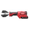 Milwaukee M18 ONEHCC-201C ACSR SET, Aku hydraulické kleště na kabely 35 mm s ACSR čelistí akumulátorové řady M18™ FORCE LOGIC™ vhodné pro štípání hliníkových a železných lan v setu s akumulátorem M18 B2 a inteligentní nabíječkou M12-18 C