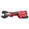 Milwaukee M18 ONEHCC-201C ACSR SET, Aku hydraulické kleště na kabely 35 mm s ACSR čelistí akumulátorové řady M18™ FORCE LOGIC™ vhodné pro štípání hliníkových a železných lan v setu s akumulátorem M18 B2 a inteligentní nabíječkou M12-18 C