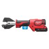 Milwaukee M18 ONEHCC-201C ACSR SET, Aku hydraulické kleště na kabely 35 mm s ACSR čelistí akumulátorové řady M18™ FORCE LOGIC™ vhodné pro štípání hliníkových a železných lan v setu s akumulátorem M18 B2 a inteligentní nabíječkou M12-18 C