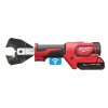 Milwaukee M18 ONEHCC-201C CU/AL-SET, Aku hydraulické kleště na kabely 35 mm s Cu/Al čelistí akumulátorové řady M18™ FORCE LOGIC™ pro štípání hliníkových a měděných kabelů (třída 1-5) v setu s akumulátorem M18 B2 a inteligentní nabíječkou M12-18 C