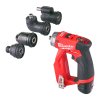Milwaukee M12 FDDXKIT-202X, Aku vrtací šroubovák s vyměnitelnými nástavci akumulátorové řady M12 FUEL™ v setu se 2 akumulátory M12 B2 a nabíječkou C12 C v HD boxu