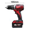 Milwaukee M18 BDD-402X, Aku vrtací šroubovák akumulátorové řady M18™ v setu se 2 akumulátory M18 B4 a inteligentní nabíječkou M12-18 C v HD boxu