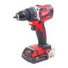 Milwaukee M18 CBLDD-202C, Aku kompaktní bezuhlíkový vrtací šroubovák akumulátorové řady M18™ v setu se 2 akumulátory M18 B2 a inteligentní nabíječkou M12-18 C