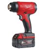Milwaukee M18 BHG-502C, Aku horkovzdušná pistole akumulátorové řady M18™ v setu se 2 akumulátory M18 B5 a inteligentní nabíječkou M12-18 C