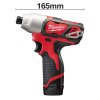 Milwaukee M12 BID-202C, Aku rázový utahovák ¼″ Hex akumulátorové řady M12™