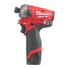 Milwaukee M12 FQID-202X, Aku ¼″ hydraulický rázový utahovák akumulátorové řady M12 FUEL™ SURGE™ v setu se 2 bateriemi M12 B2 a nabíječkou C12 C