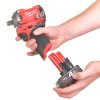 Milwaukee M12 FIWF12-422X, Kompaktní aku ½″ rázový utahovák akumulátorové řady M12 FUEL™ v setu s akumulátory M12 B4 a M12 B2, nabíječkou C12 C v HD boxu