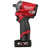 Milwaukee M12 FIWF12-422X, Kompaktní aku ½″ rázový utahovák akumulátorové řady M12 FUEL™ v setu s akumulátory M12 B4 a M12 B2, nabíječkou C12 C v HD boxu