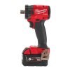 Milwaukee M18 FIW2P12-502X, Malý aku ½″ rázový utahovák s aretačním čepem akumulátorové řady M18 FUEL™ v setu se 2 akumulátory M18 B5 a rychlonabíječkou M12-18 FC v HD boxu