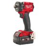 Milwaukee M18 FIW2P12-502X, Malý aku ½″ rázový utahovák s aretačním čepem akumulátorové řady M18 FUEL™ v setu se 2 akumulátory M18 B5 a rychlonabíječkou M12-18 FC v HD boxu
