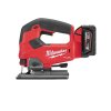 Milwaukee M18 FJS-502X, Aku přímočará pila s horní rukojetí akumulátorové řady M18 FUEL™ se 2 akumulátory M18 B4 a rychlonabíječka M12-18 FC v HD boxu
