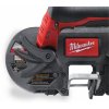 Milwaukee M12 BS-402C, Aku kompaktní pásová pila akumulátorové řady M12™ se řeznou kapacitou 41 mm v setu se 2 akumulátory M12 B4 a nabíječkou C12 C