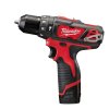 Milwaukee M12 BPD-402C, Aku příklepová vrtačka akumulátorové řady M12™ v setu se 2 akumulátory M12 B4 a nabíječkou C12 C v přepravním kufru
