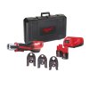 Milwaukee M12 HPT-202C TH-SET, Hydraulické akumulátorové krimpovací kleště s 16/20/26 mm čelistmi TH profilu akumulátorové řady M12™ Force Logic™ v setu se 2 akumulátory M12 B2 a nabíječkou C12 C