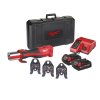Milwaukee M18 BLHPT-202C TH-SET, Hydraulické akumulátorové krimpovací kleště s 16/20/32 mm čelistmi TH profilu akumulátorové řady M18™ Force Logic™ v setu se 2 akumulátory M18 B2 a inteligentní nabíječkou M12-18 C