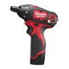 Milwaukee M12 BSD-0, Kompaktní jednorychlostní aku šroubovák akumulátorové řady M12™ 