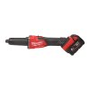 Milwaukee M18 FDGRB-502X Set aku přímé brusky s posuvným spínačem akumulátorové řady M18 FUEL™ se 2 akumulátory M18 B5 a rychlonabíječkou M12-18 FC v HD boxu