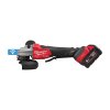 Milwaukee M18 FSAGSVO125X-502X Set aku bezpečnostní brusky 125 mm s variabilními otáčkami a funkcí ONE-KEY™ akumulátorové řady M18 FUEL™ v HD boxu se 2 akumulátory M18 B5 a rychlonabíječkou M12-18 FC v HD boxu