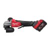 Milwaukee M18 FSAGSVO125X-502X Set aku bezpečnostní brusky 125 mm s variabilními otáčkami a funkcí ONE-KEY™ akumulátorové řady M18 FUEL™ v HD boxu se 2 akumulátory M18 B5 a rychlonabíječkou M12-18 FC v HD boxu