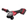 Milwaukee M18 FSAGSVO125X-502X Set aku bezpečnostní brusky 125 mm s variabilními otáčkami a funkcí ONE-KEY™ akumulátorové řady M18 FUEL™ v HD boxu se 2 akumulátory M18 B5 a rychlonabíječkou M12-18 FC v HD boxu