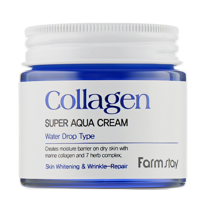 Krém na tvár - Farm Stay - kolagén aqua 80 ml