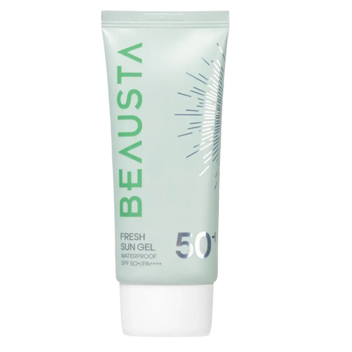 Krém na tvár - Beausta - SPF50+ svieže vodeodolné 50 ml