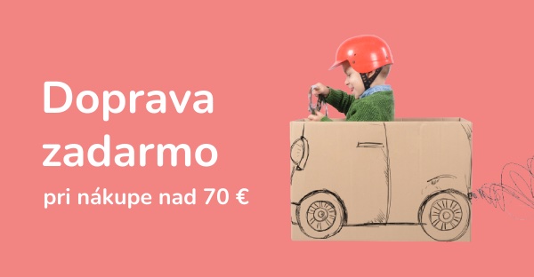 Doprava zadarmo pri nákupe nad 70 €