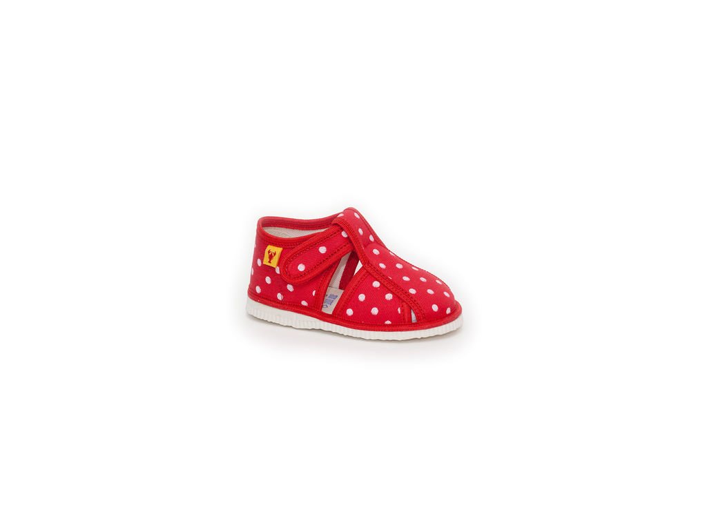 detska obuv papuce cervena bodka 323.thumb 409x369