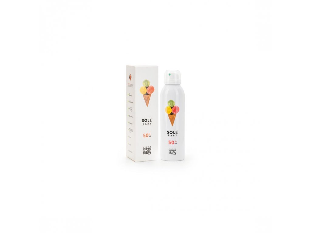 Linea Mamma Baby - Sole Baby SPF 50+ - Opaľovacia emulzia SPF 50+ 