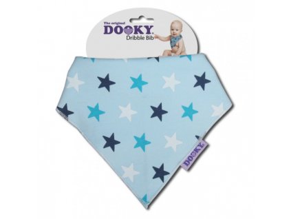 Dooky Podbradník Dribble Bib Blue Star