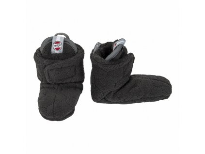 Lodger Capačky Baby Slipper Fleece Botanmial Raven
