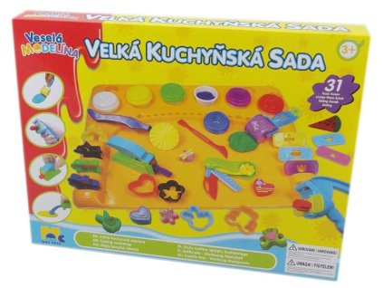 Mac Toys Plastelína - veľká kuchynská sada s podložkou