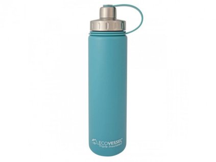 Eco Vessel Termofľaša so závitom 700 ml - tyrkysová