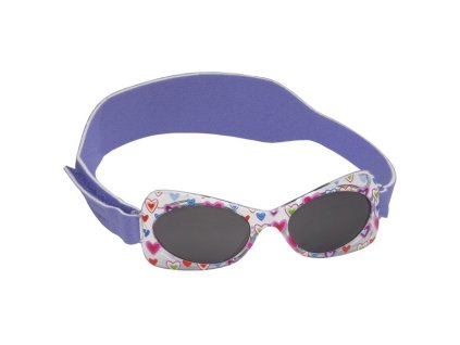 REAL KIDS SHADES SLNEČNÉ OKULIARE- FIALOVÉ SO SRDIEČKAMI