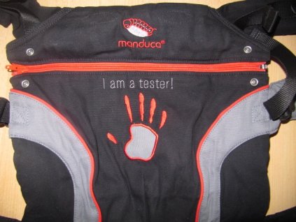 Manduca "I am a tester" - požičovňa