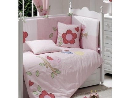 Funnababy 3-dielny set obliečky a mantinela do postieľky - Fiore