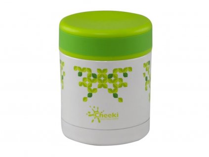 Cheeki Termoska na jedlo pre deti 350 ml Leaves