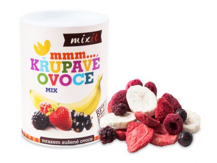 mixit male chrumkave ovocie